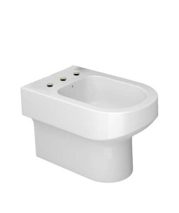 Bidê Com 3 Furos Carrara Deca B.60.17
