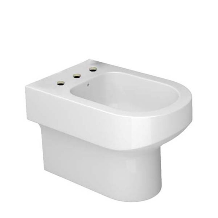 Bidê Com 3 Furos Carrara Deca B.60.17