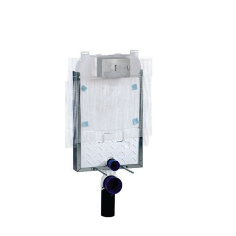 Caixa de Descarga Embutida Pneumatica Alvenaria Bacia Suspensa Deca 2501.CX.PN.AF