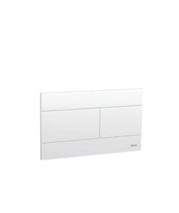 Acabamento para caixa de descarga embutida Mecanica Slim Branco Duo 4900.E.HSL.DUO.BR