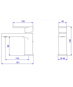 Misturador Monocomando Deca lavatorio Drop 2875.C91