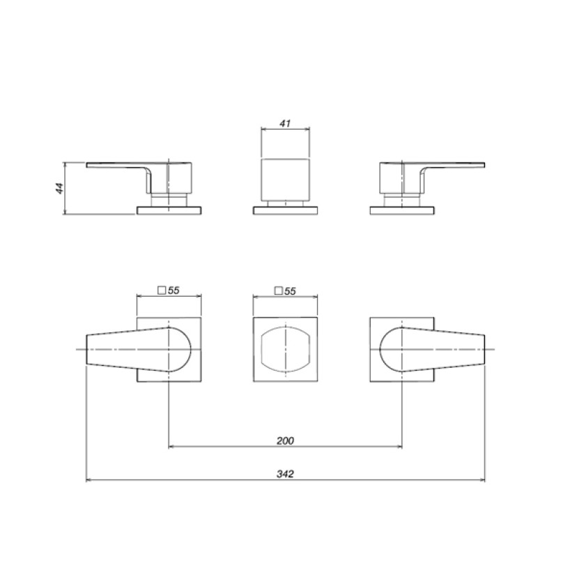 Misturador Bide Level 1895.C26