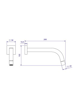 Torneira Tube Parede Deca 1178.C.TUB